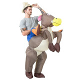 Adult Inflatable Horse Halloween Costume Cosplay Suit