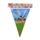 Puppy Dog Theme Birthday Decoration with Tablecloth Tableware Tissue Dinner Plate Paper Cup Set