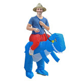Toddler Kids Inflatable Dinosaur Halloween Interesting Costume Cosplay Suit For Kids and Adult