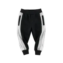 Toddler Boys Stripe Black Pants Casual Jogger