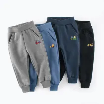 Toddler Boys Pants Casual Sports Pants With Cartoon Pattern