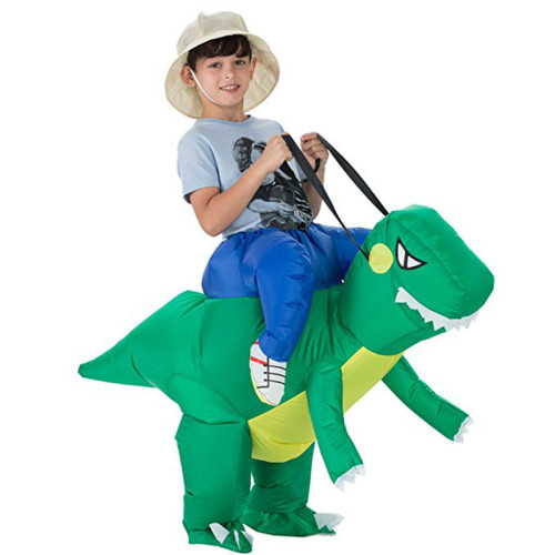 Toddler Kids Inflatable Dinosaur Halloween Interesting Costume Cosplay Suit For Kids and Adult