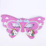 Dream Unicorn Theme Birthday Decoration with Tablecloth Tableware Paper Cup Straw Invitation Card Hat Set