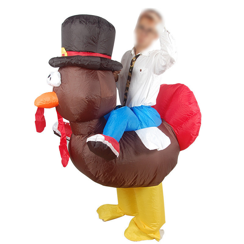 Adults Inflatable Turkey Halloween Costume Cosplay Suit