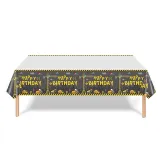 Engineering Vehicle Theme Birthday Decoration with Tablecloth Tableware Tissue Dinner Plate Paper Cup Set