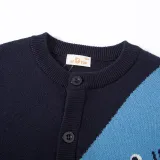 Toddler Boys Long Sleeve Cardigan Shark Pattern Outwear