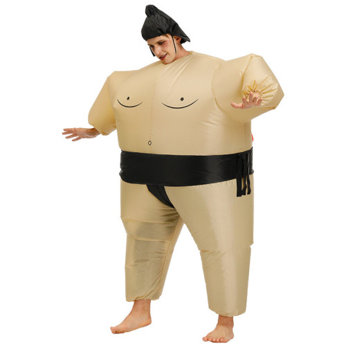 Toddler Kids Inflatable Sumo Halloween Costume Cosplay Suit For Kids and Adult