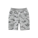 Toddler Boys Cartoon Dinosaur Pattern Pants Casual Jogger Shorts