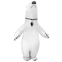 Adult Inflatable Polar Bear Halloween Costume Cosplay Suit