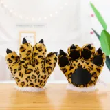 3PCS Animals Dolls Stuffed Plush Toys with Paw &Tail and Headband