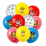 Cartoon Puppy Dog Theme Birthday Decoration with Tablecloth Tableware Tissue Dinner Plate Paper Cup Set