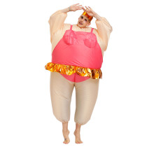 Adult Inflatable Ballet Halloween Costume Cosplay Suit