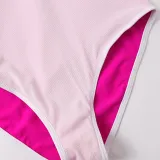 Mommy and Me Rose Pink Slogan One Piece Matching Swimsuit