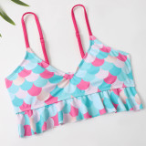 Mommy and Me Bow Tie Two-pieces Bikini Matching Swimsuit
