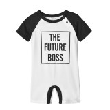 Family Matching Tops Boss Slogan T-shirts Sets