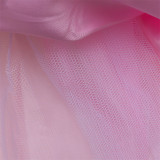 Toddler Girls Pink Sequins Princess Ruffles Short Sleeves Ombre Tutu Dress