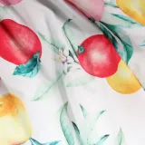 Mommy And Me Fruit Pattern Floral Short Sleeve Matching Dresses