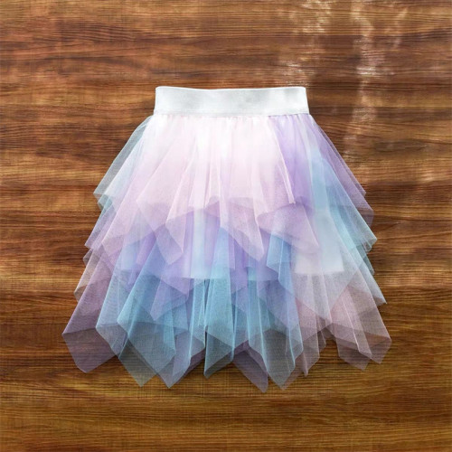 Irregular Rainbow Tutu Skirt