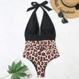 Mommy and Me Halter Lacing One Piece Matching Swimsuit