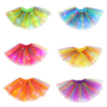 Ombre Rainbow LED Light Tutu Skirt