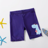 Kids Boys Dinosaur Short Sleeve Sunscreen Swimsuit Two Pieces