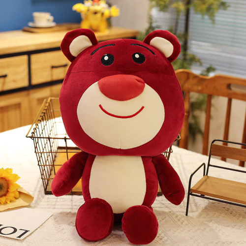 Toy Strawberry Bear Plush Toy Bear Doll Toy Bear Comfort Doll Web Celebrity Bear