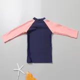 Kid Long Sleeves Top Trunks Quick Drying Diving Swimsuit 3 Pieces