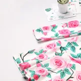 Mommy And Me Long Sleeve Floral Printing Ruffles Matching Dresses