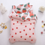 3PCS Bedding Fruits Strawberry Pattern Printed Set For Toddler
