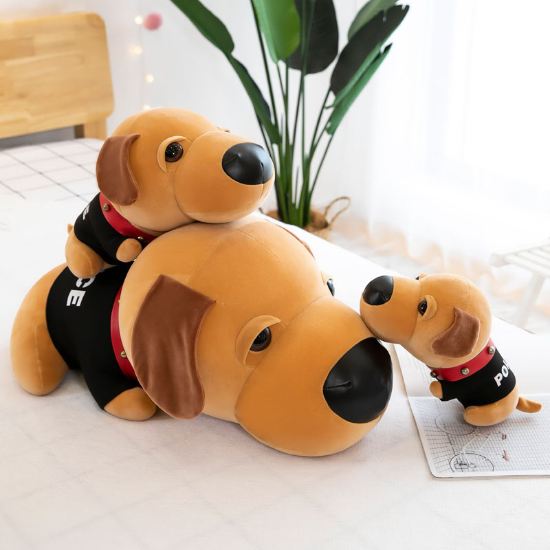 Toy Cute Big Brown Head Dog Doll Plush Toy