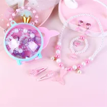 Fishtail Jewelry Box Set Necklace Earring For Girls Gift
