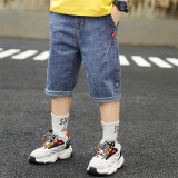 Toddler Boys Casual Bottoms Blue Fashion Shorts Jeans