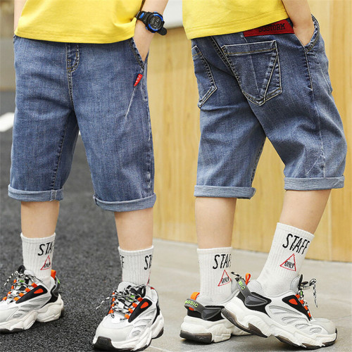 Toddler Boys Casual Bottoms Blue Fashion Shorts Jeans