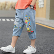 Toddler Boys Casual Blue Denim Jeans Shorts