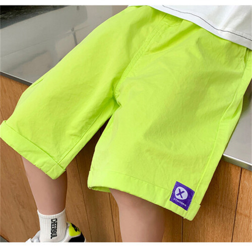 Toddler Boys Casual Bottoms Solid Color Loose Fashion Shorts