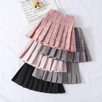 Toddler Girls High Waist School Pleated Skirt