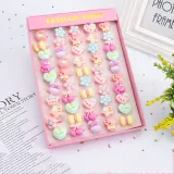 Fruit Ring Set Jewelry Box Set Necklace Earring For Girls Gift