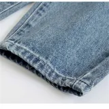 Toddler Girls Fashion Loose Jeans Blue Wide Leg Pants