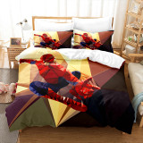 3PCS Bedding Sets Lightweight Comfortable Soft 3D Printed Quilt Cover Set