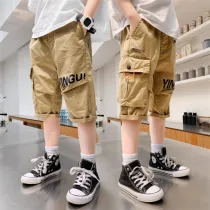 Toddler Boys Fashion Loose Khaki Shorts