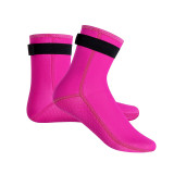 Adult Pure Color Velcro Non-slip Surfing Diving Socks
