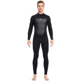 Men Pure Color Splicing Long Sleeve Thickening Diving Suit Swimsuit