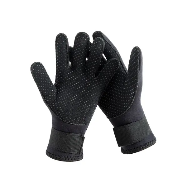 Adult Pure Color Velcro Non Slip Surfing Diving Glove