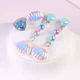 Shell Jewelry Box Set Necklace Earring For Girls Gift