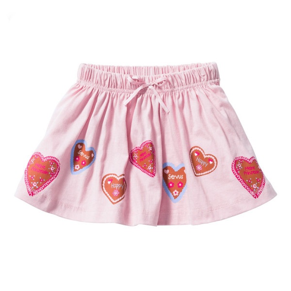 Toddler Girls Cartoon Heart Pattern Skirt