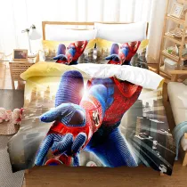 3PCS Bedding Sets Lightweight Comfortable Soft 3D Printed Quilt Cover Set