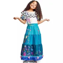 Toddler Girls Blue White Flowers 2PCS Short Sleeve Dress With Bag