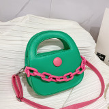 Chain Pattern Single Shoulder Handbag