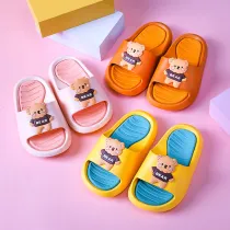 Toddlers Kids Bear Flat Beach Summer Slippers