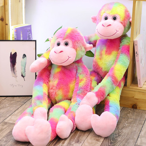 Rainbow Proboscis Monkey Gorilla Stuffed Animals Plush Toys